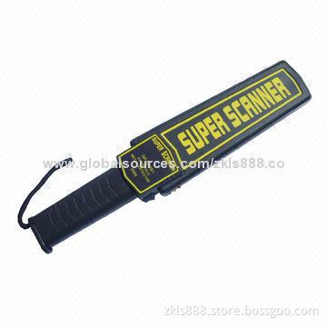 Pinpoint Handheld Metal Detector with Charge Adapter, for Security Body Scanning